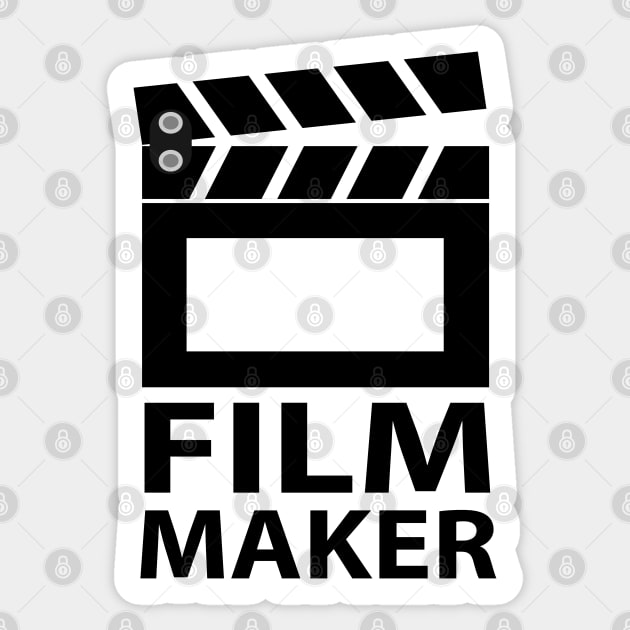 Filmmaker - clapperboard Sticker by dewarafoni
